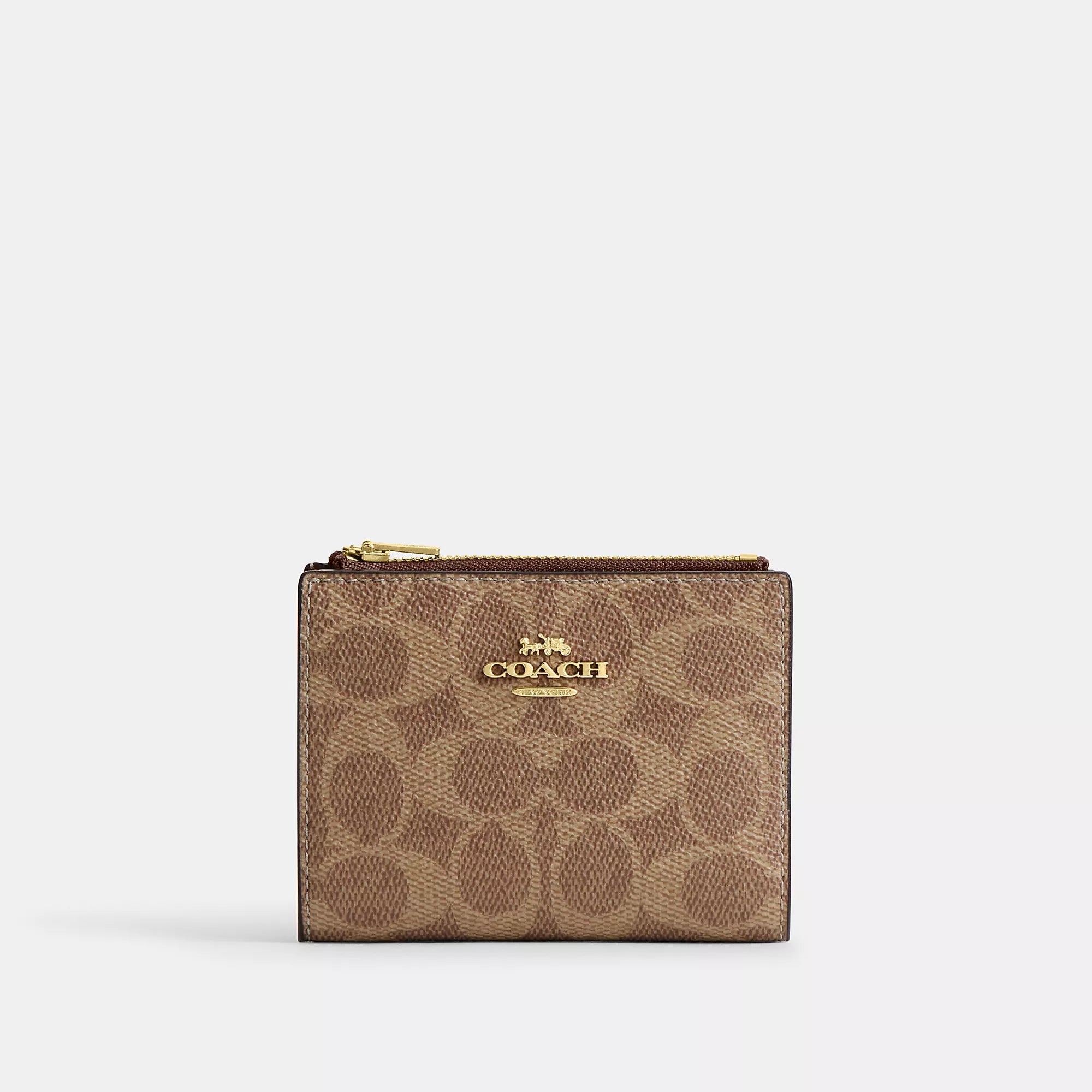 Coach Outlet Bifold Wallet In Signature Canvas