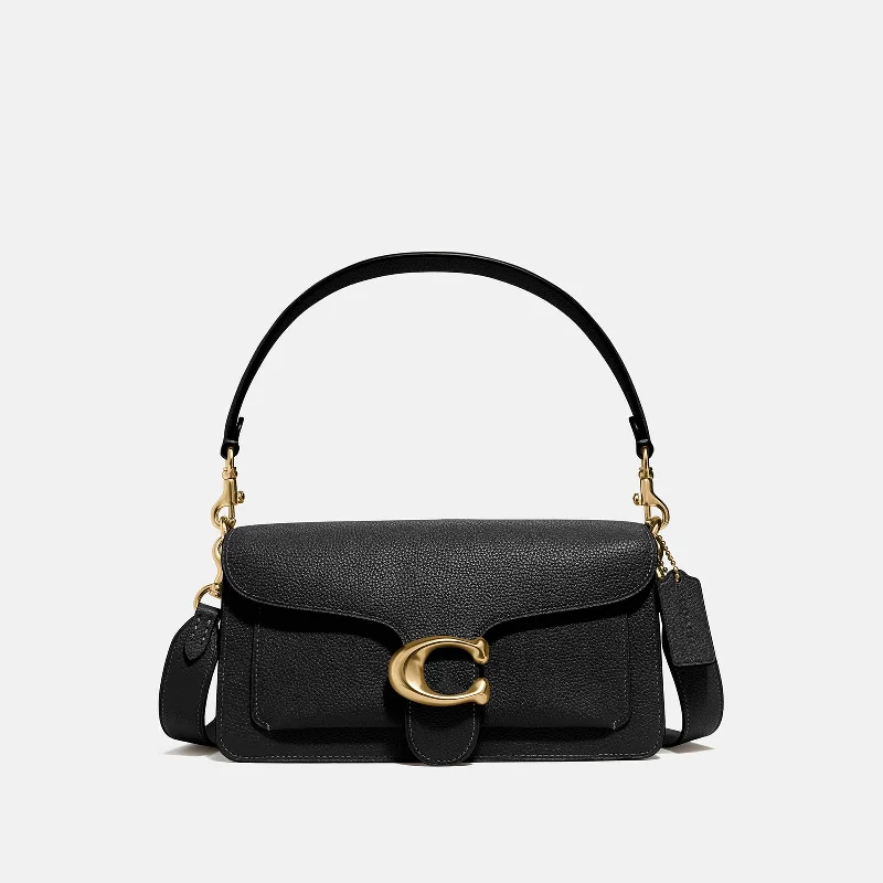 Coach Pebble Tabby Crossbody Bag Black