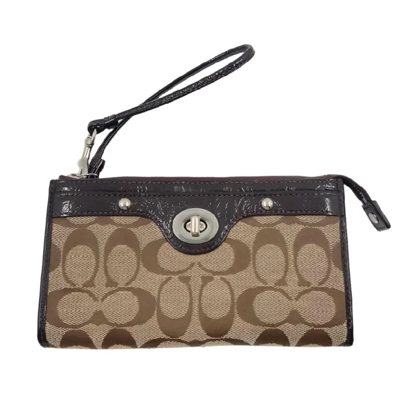 Coach Women's Brown Luxe Signature Wallet