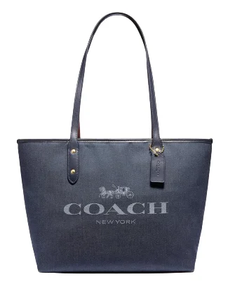 Coach Horse & Carriage Jacquard City Tote