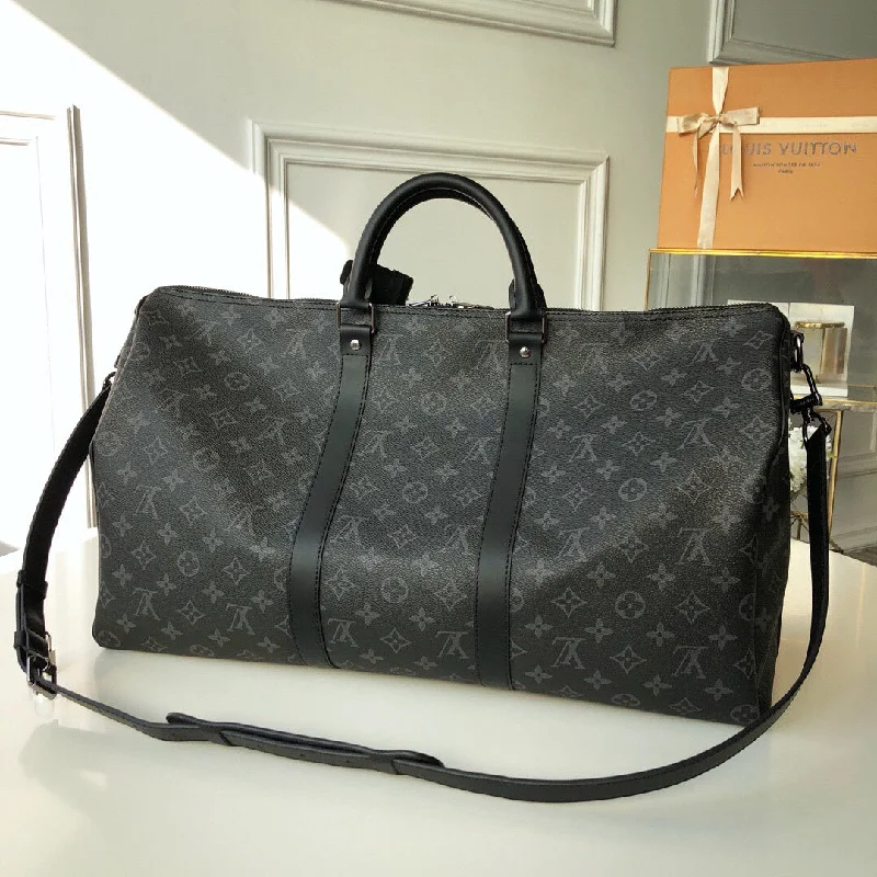 Louis Vuitton LuGucciage Bag Monogram 50cm Black