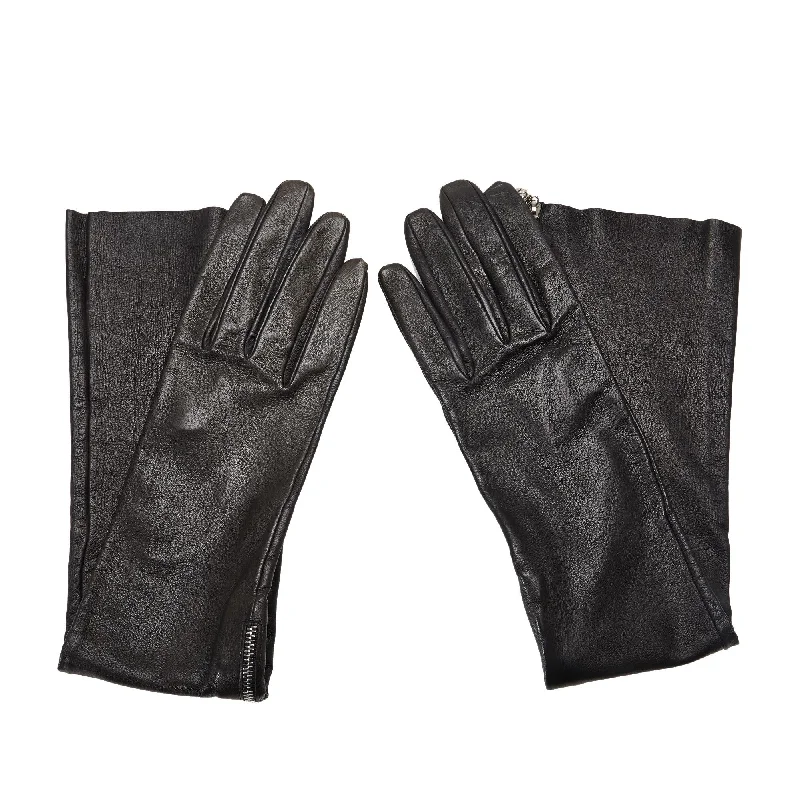 Chanel Camellia Lambskin Tall Gloves (SHG-YR6Kig)