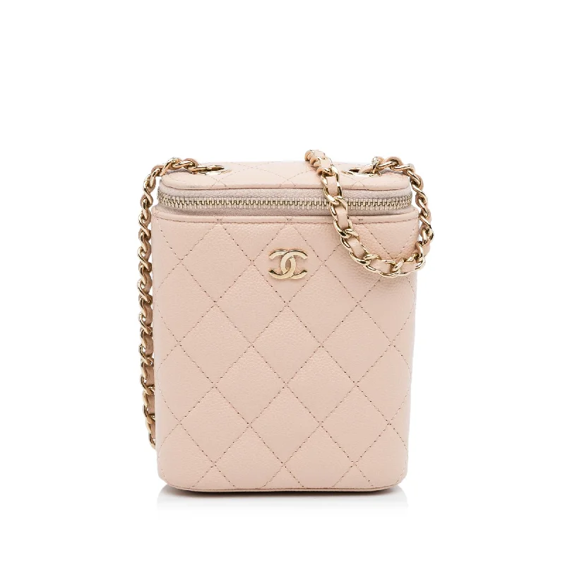 Chanel CC Caviar Vanity Bag (SHG-q2ptB5)