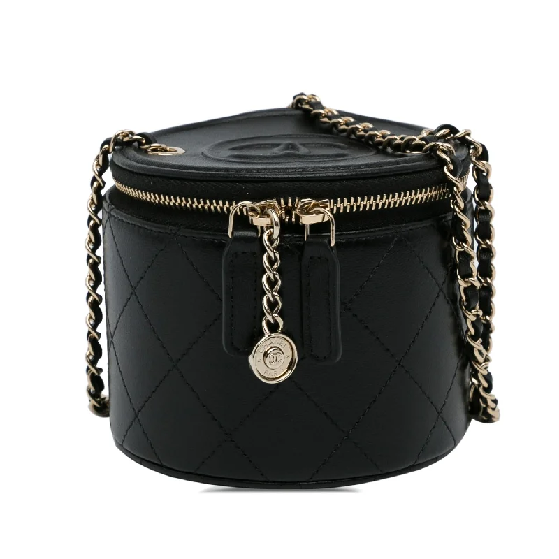 Chanel CC Round Vanity Bag (SHG-FoZwcQ)