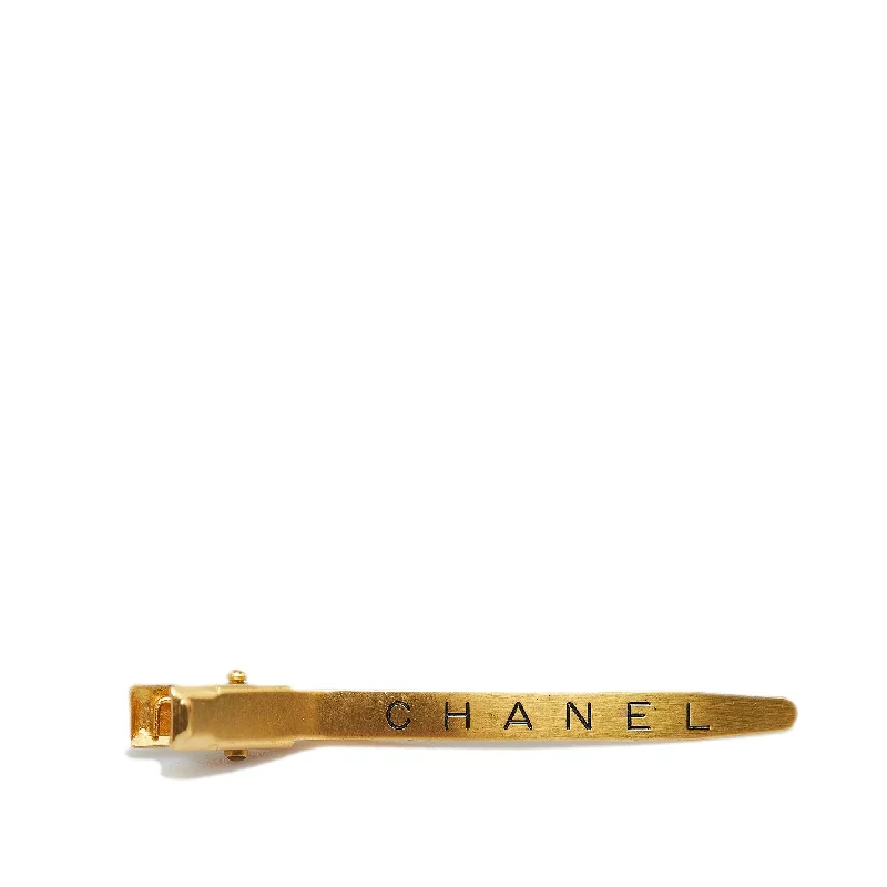 Chanel Vintage Logo Hair Clip (SHG-TeulPu)