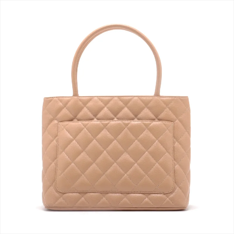 Chanel  Caviar S Tote Bag Beige G  11th