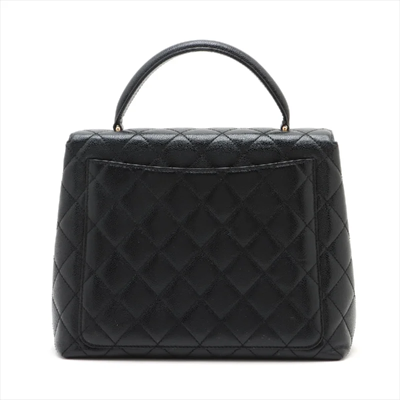 Chanel Matrasse Caviar S Handbag Kelly Black G  7th