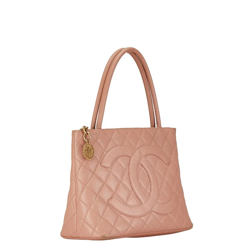 CHANEL MATRASSES DECACOCOMMARK Tote BAG HOLDER BAG ROSE CABIA SKIN CHANEL LADY CHANEL CHANEL