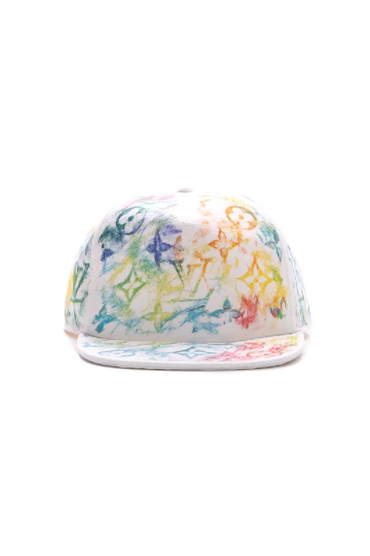 Watercolor Monogram Cap