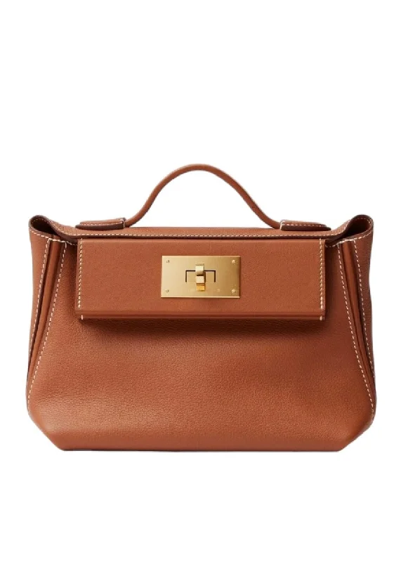 Hermes 24/24 Mini Gold Evercolor GHW #B SKCB-080550