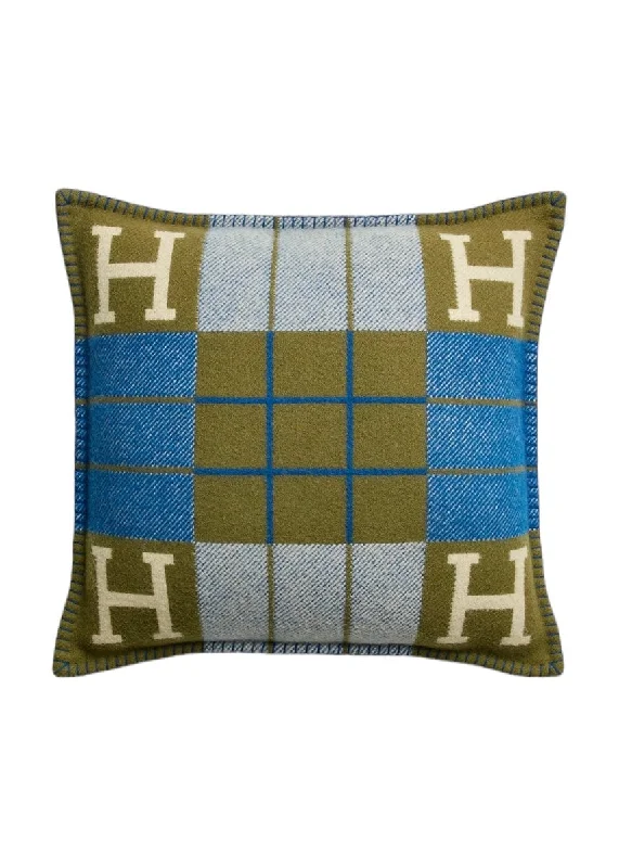 Hermes Avalon III Pillow Small - Marine / Khaki SKC1746