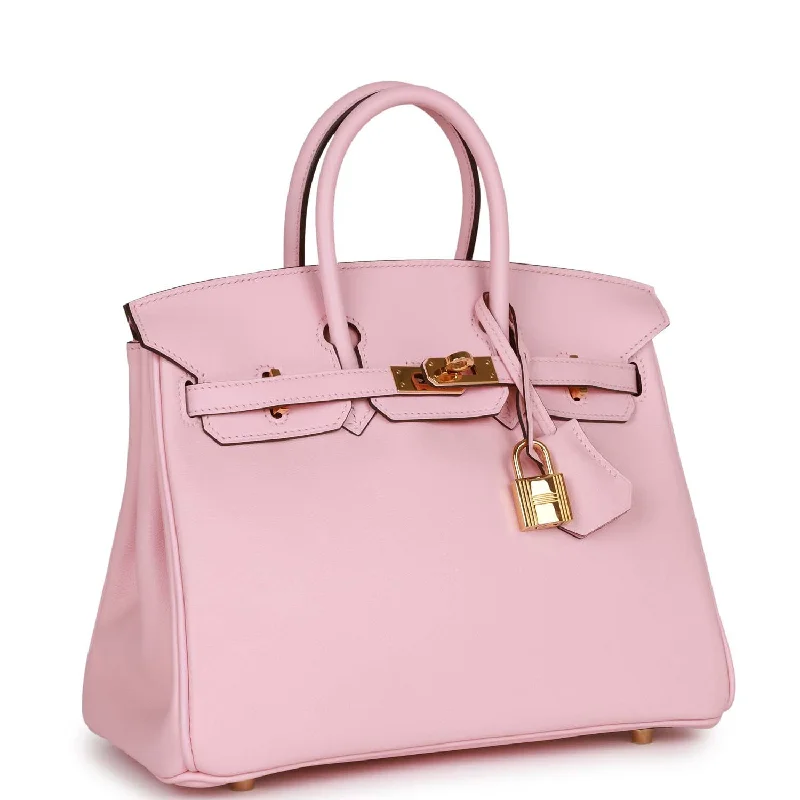 Hermes Birkin 25 Rose Sakura Swift Gold Hardware