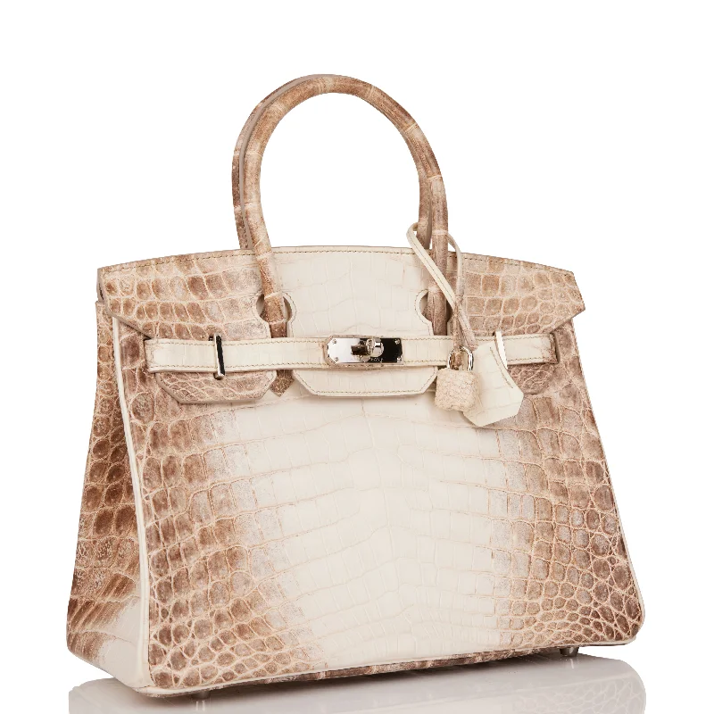 Hermes Birkin 30 Himalaya Niloticus Crocodile Palladium Hardware