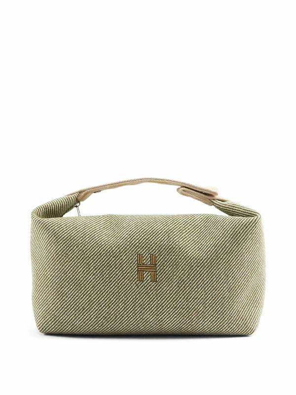 HERMÈS BRIDE-A-BRAC LARGE TRAVEL CASE Vert Foret