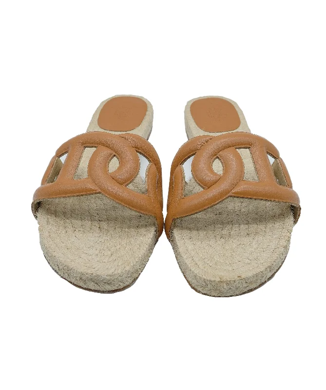 Hermes Espadrilles Sandals  37 RJC2300