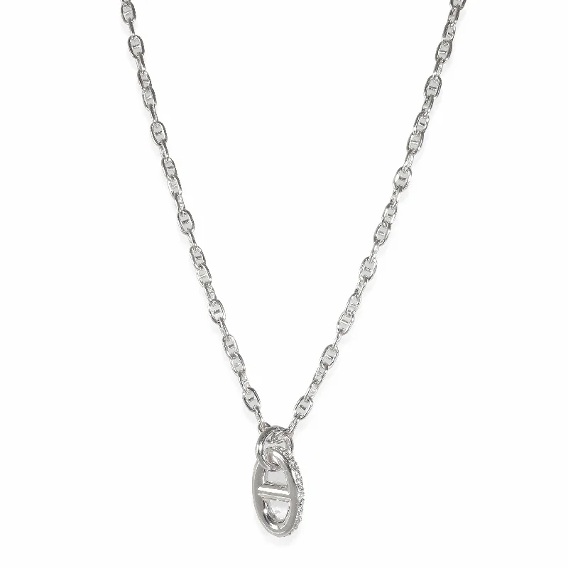 Hermès Farandole Pendant in 18K White Gold 0.45 CTW