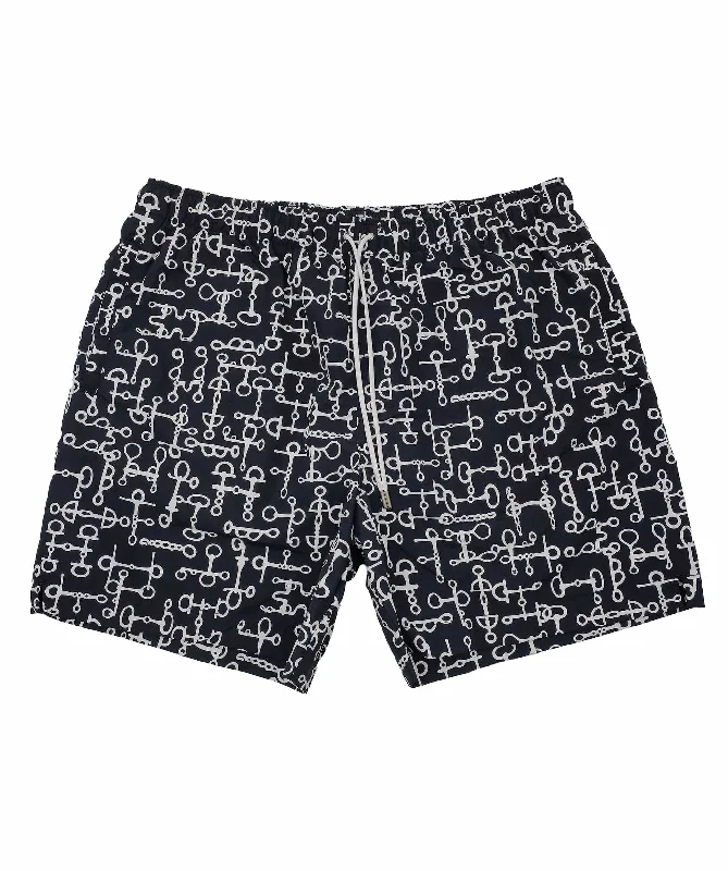 Hermes Shorts navy blue/ white XL RJC3387