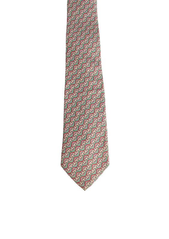 PRINTED SILK TIE