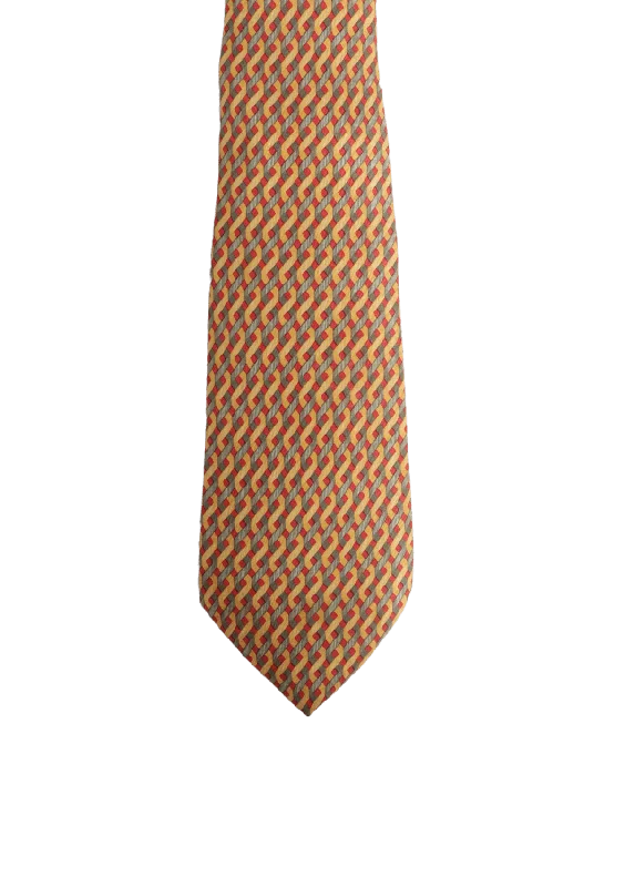 PRINTED SILK TIE