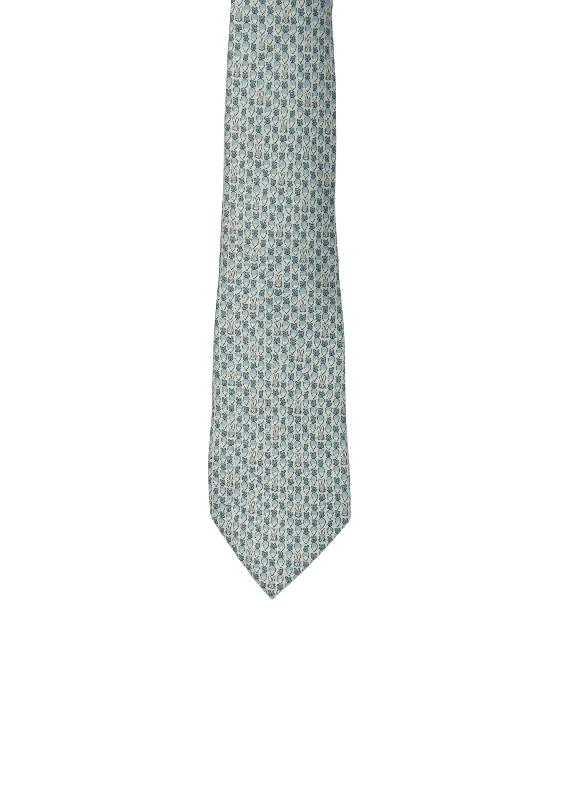 PRINTED SILK TIE