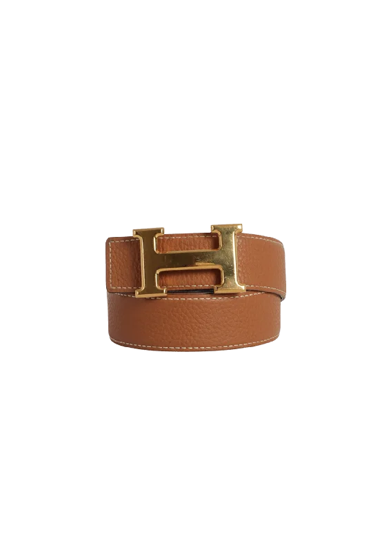 REVERSIBLE H BUCKLE BELT