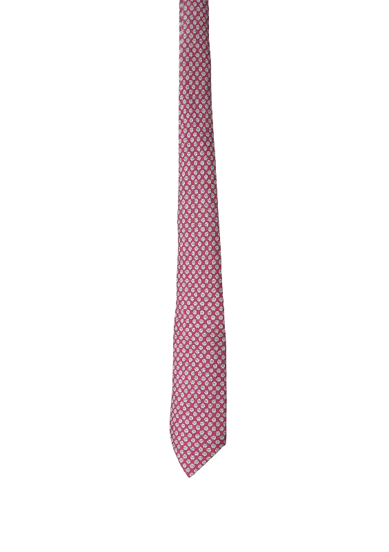 SHEEP PRINTED SILK TIE