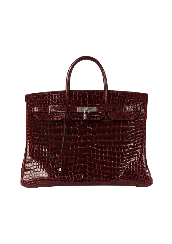 SHINY POROSUS CROCODILE BIRKIN 40