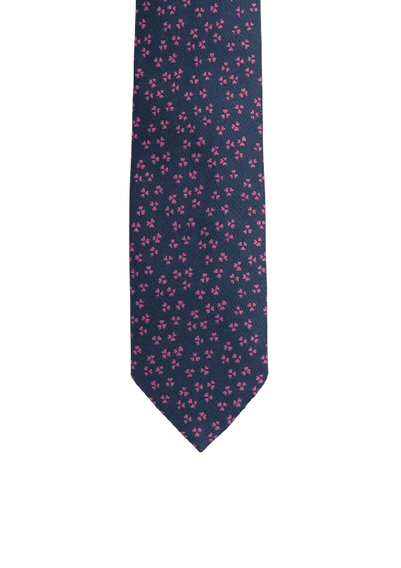 SILK CLOVER PRINTED TIE