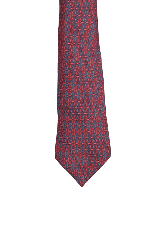 VINTAGE PRINTED SILK TIE