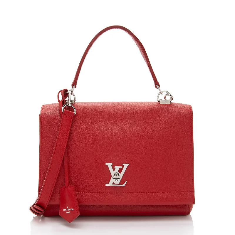 Louis Vuitton Calfskin Lockme II Satchel (SHF-fE5iyx)