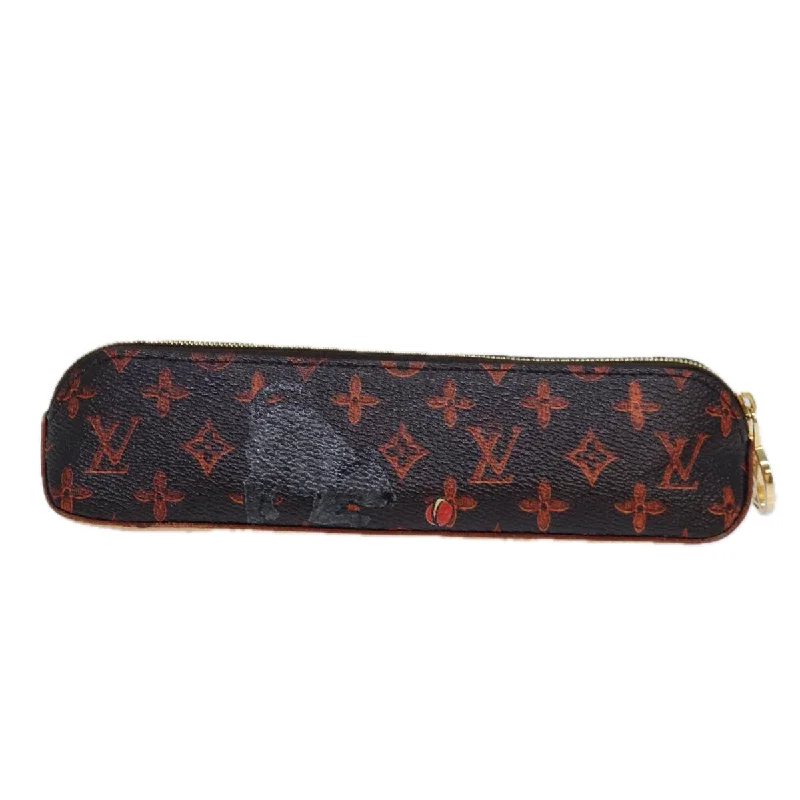 LOUIS VUITTON Catgram Trousse Elizabeth Pen Case Brown GI0357 LV 85318A