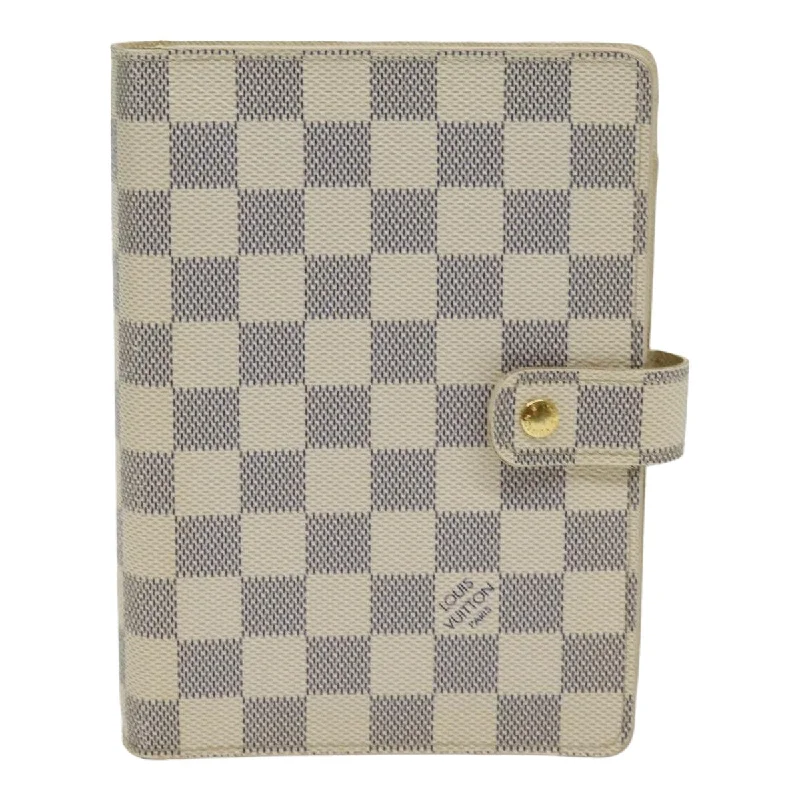 LOUIS VUITTON Damier Azur Agenda MM Day Planner Cover R20707 LV 85579