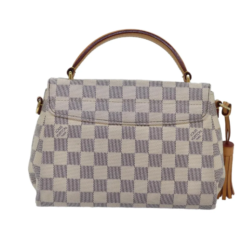 LOUIS VUITTON Damier Azur Croisette Hand Bag 2way N41581 LV 87754