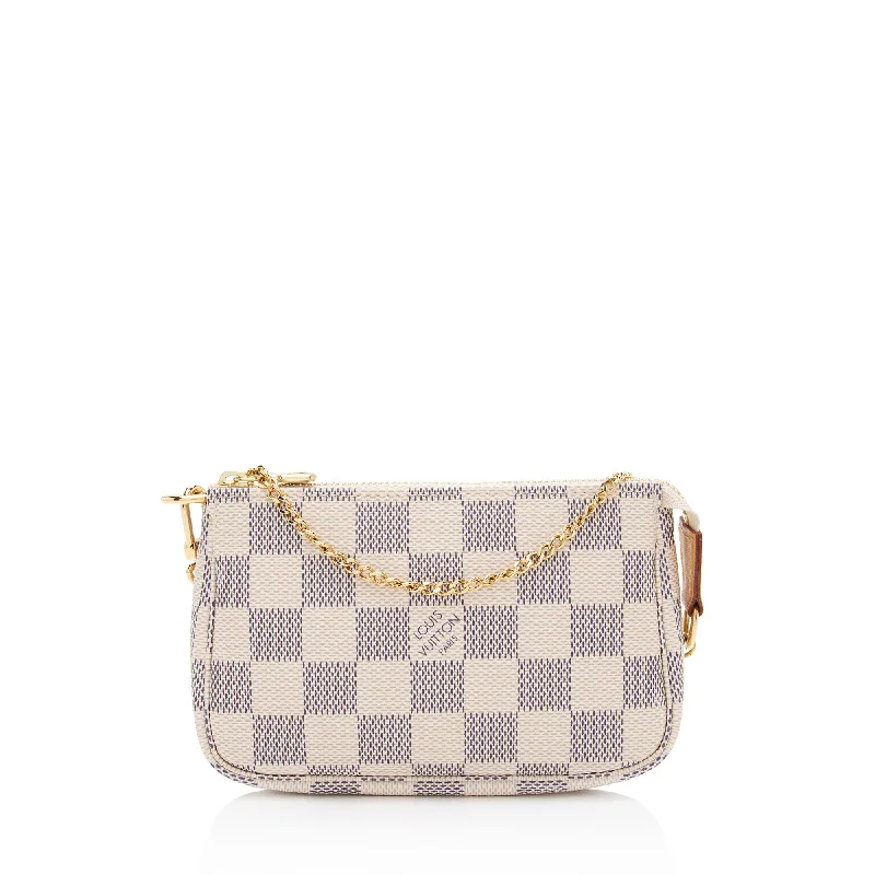 Louis Vuitton Damier Azur Mini Pochette Accessoires (SHF-25E6wg)