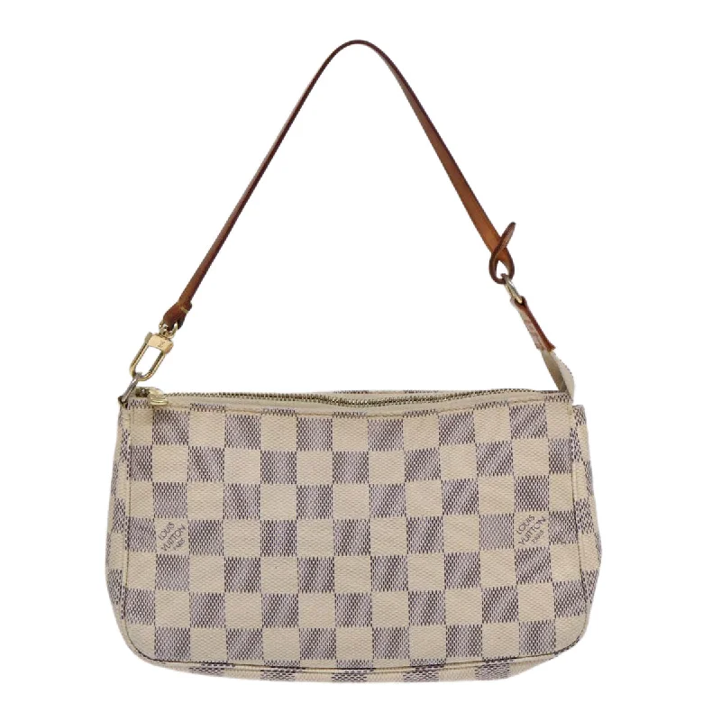 LOUIS VUITTON Damier Azur Pochette Accessoires Pouch N51986 LV 85323