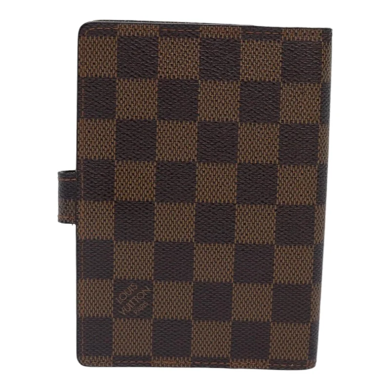 LOUIS VUITTON Damier Ebene Agenda PM Day Planner Cover R20700 LV 84105