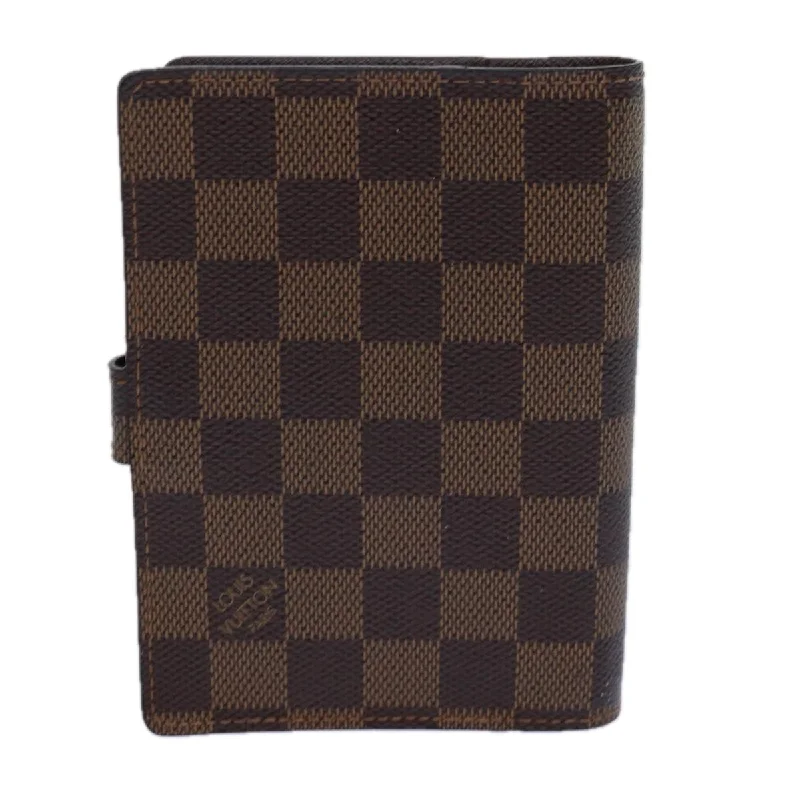 LOUIS VUITTON Damier Ebene Agenda PM Day Planner Cover R20700 LV am6708