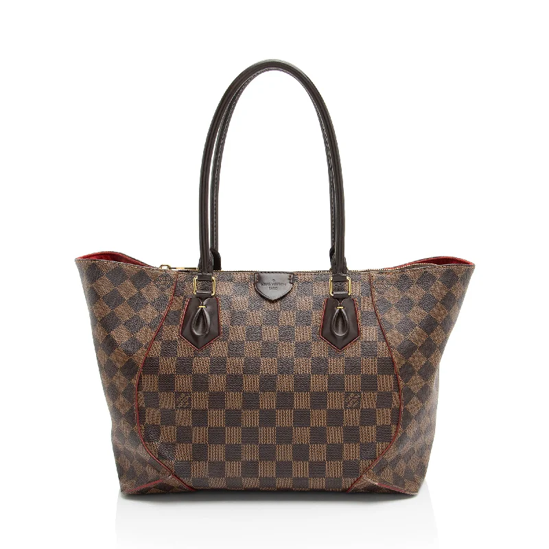 Louis Vuitton Damier Ebene Caissa MM Tote (SHF-kbf9s1)