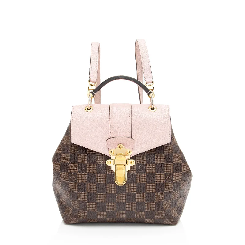 Louis Vuitton Damier Ebene Clapton Backpack (SHF-YJFR5w)