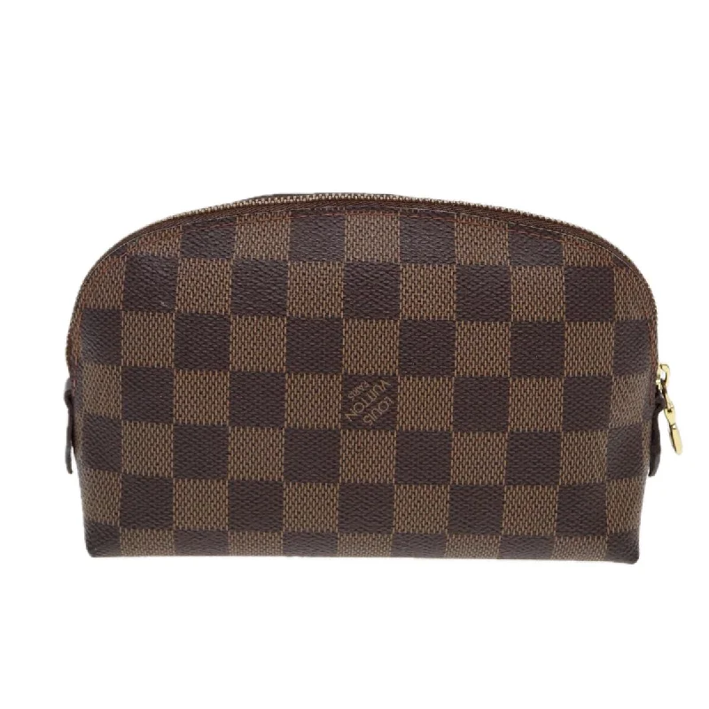 LOUIS VUITTON Damier Ebene Pochette Cosmetic PM Pouch N47516 LV 85176