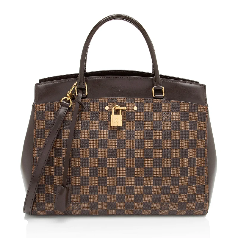 Louis Vuitton Damier Ebene Rivoli MM Satchel (SHF-wcBhhV)