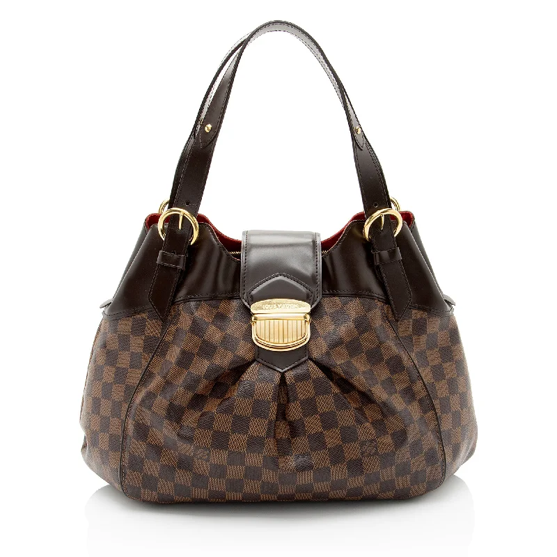 Louis Vuitton Damier Ebene Sistina GM Shoulder Bag (SHF-edLw1p)