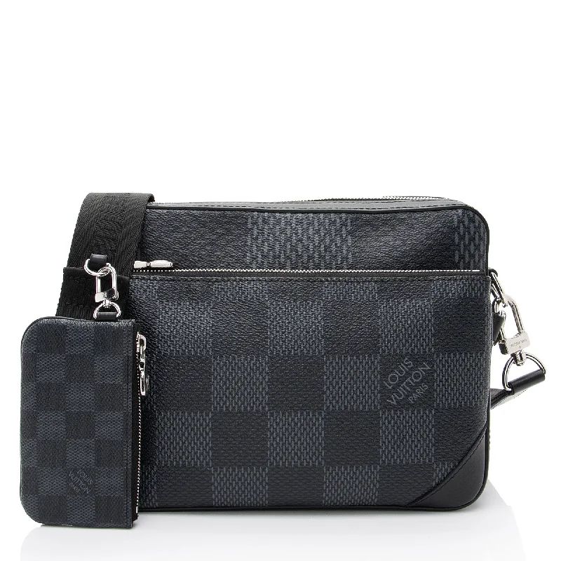 Louis Vuitton Damier Graphite Trio Messenger (SHF-7W9tQn)