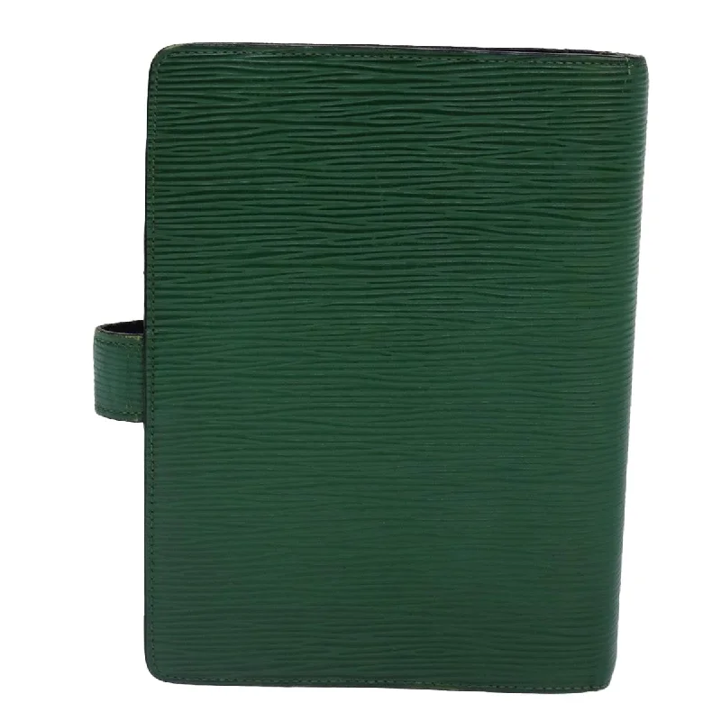 LOUIS VUITTON Epi Agenda MM Day Planner Cover Green R20044 LV 87369