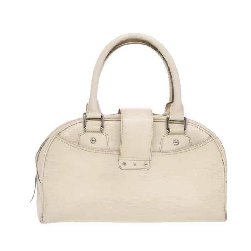 LOUIS VUITTON Epi Boring Montaigne GM Hand Bag White Yvoire M5931J LV 87942