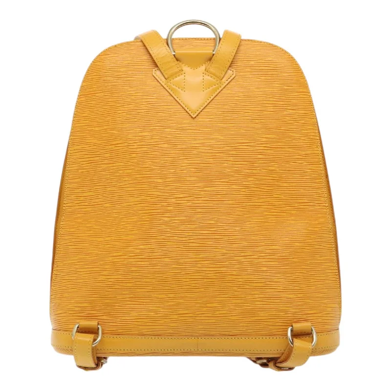 LOUIS VUITTON Epi Gobelins Backpack Yellow M52299 LV ep5034