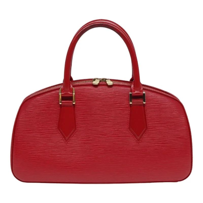 LOUIS VUITTON Epi jasmine Hand Bag Red M52087 LV 84895