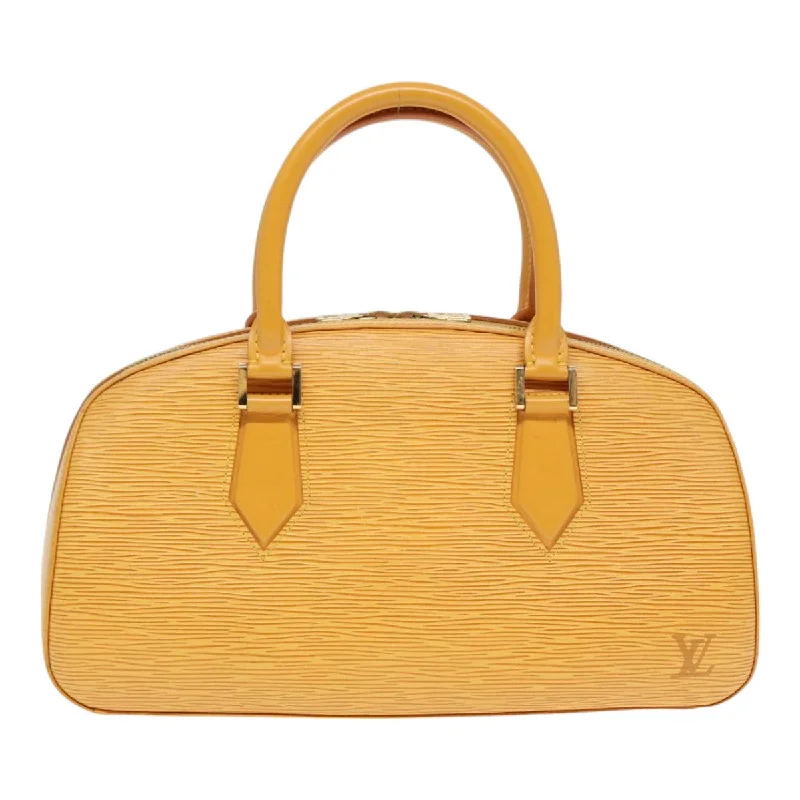 LOUIS VUITTON Epi jasmine Hand Bag Tassili Yellow M52089 LV ep5435