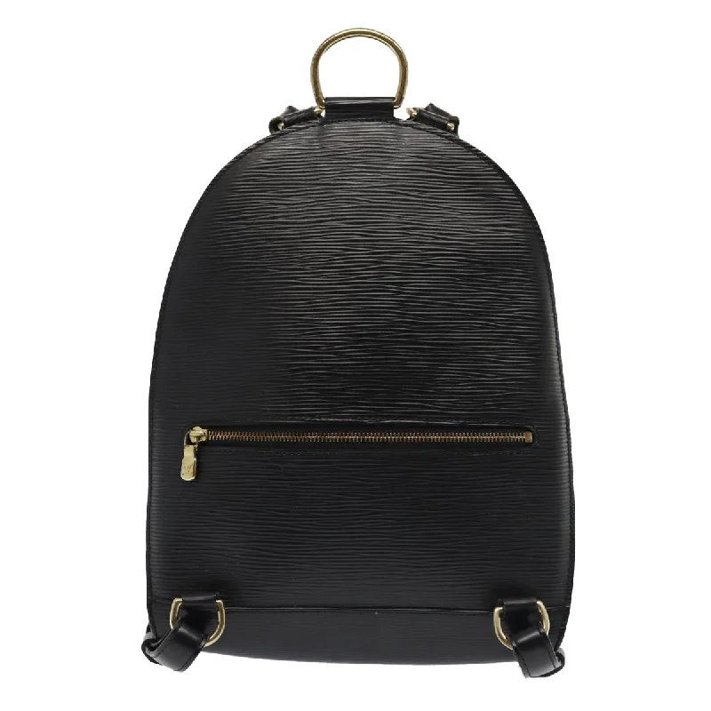 LOUIS VUITTON Epi Mabillon Backpack Black M52232 LV 86372