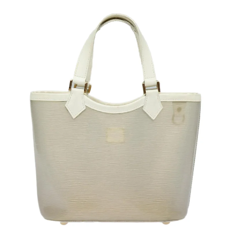 LOUIS VUITTON Epi Plage Mini Lagoon Bay Hand Bag White M92263 LV 84972